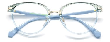 Premium Women Polaroid Eyeglasses: PLD D427/G - Azure Gold(2) - SpecSMART Eye Clinic (Front View)